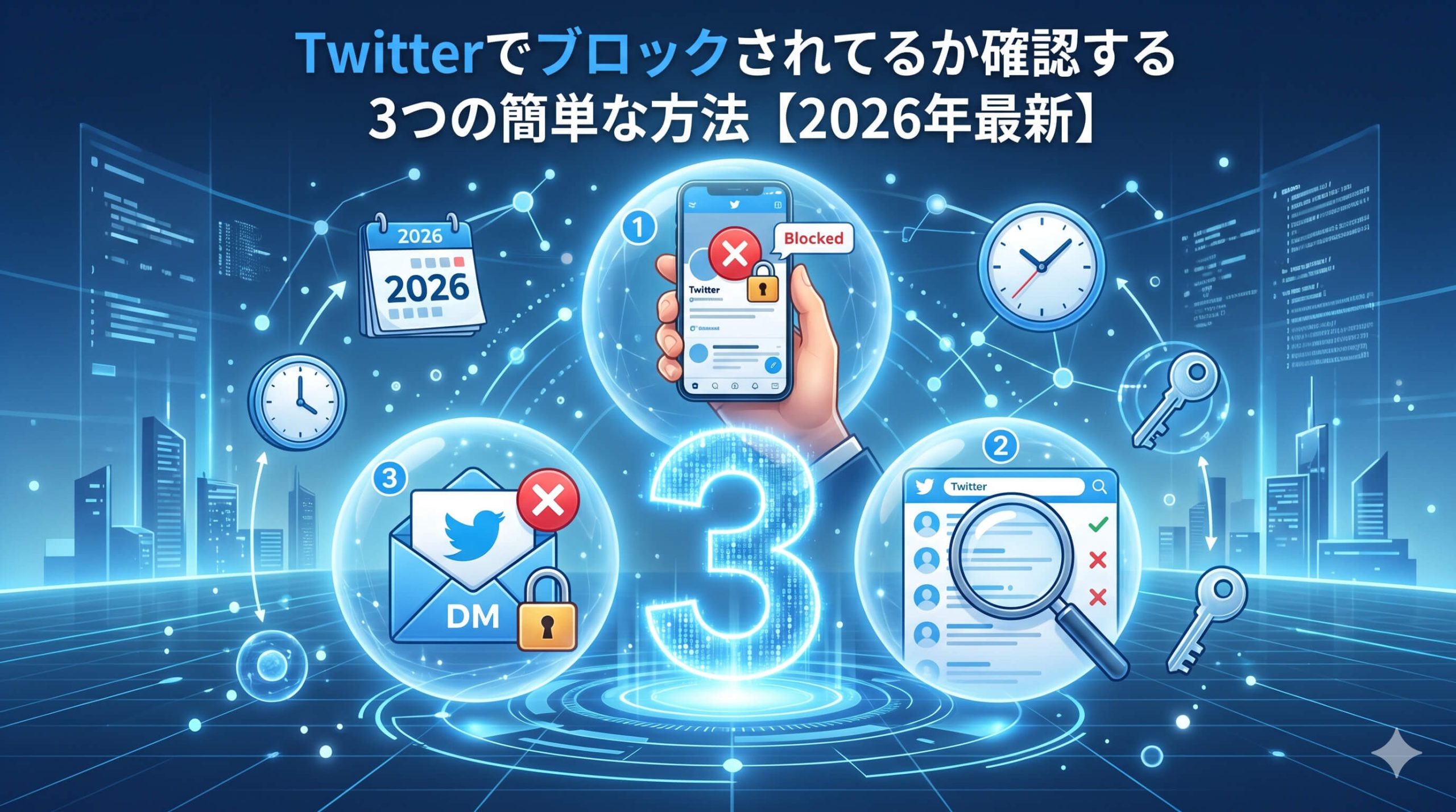Twitterでブロックされてるか確認する3つの簡単な方法【2026年最新】